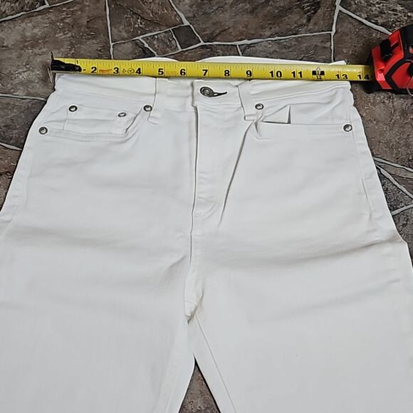 NWT Rag & Bone High Rise Skinny Jeans  Sz 26 in White - Picture 7 of 13